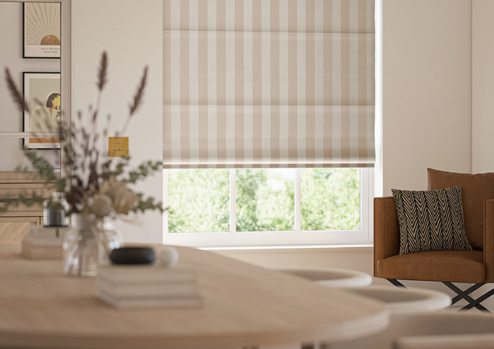 Striatus, Caramel - Roman Blind - Image 5